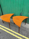 Vintage Mid-Century Danish Teak Side Tables – Interlocking Pair (1960s)