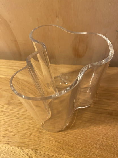 Alvar Aalto - Glass early piece clear dish - Finnish design