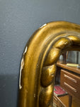 Vintage Gold Guilt Rope Roll Mirror