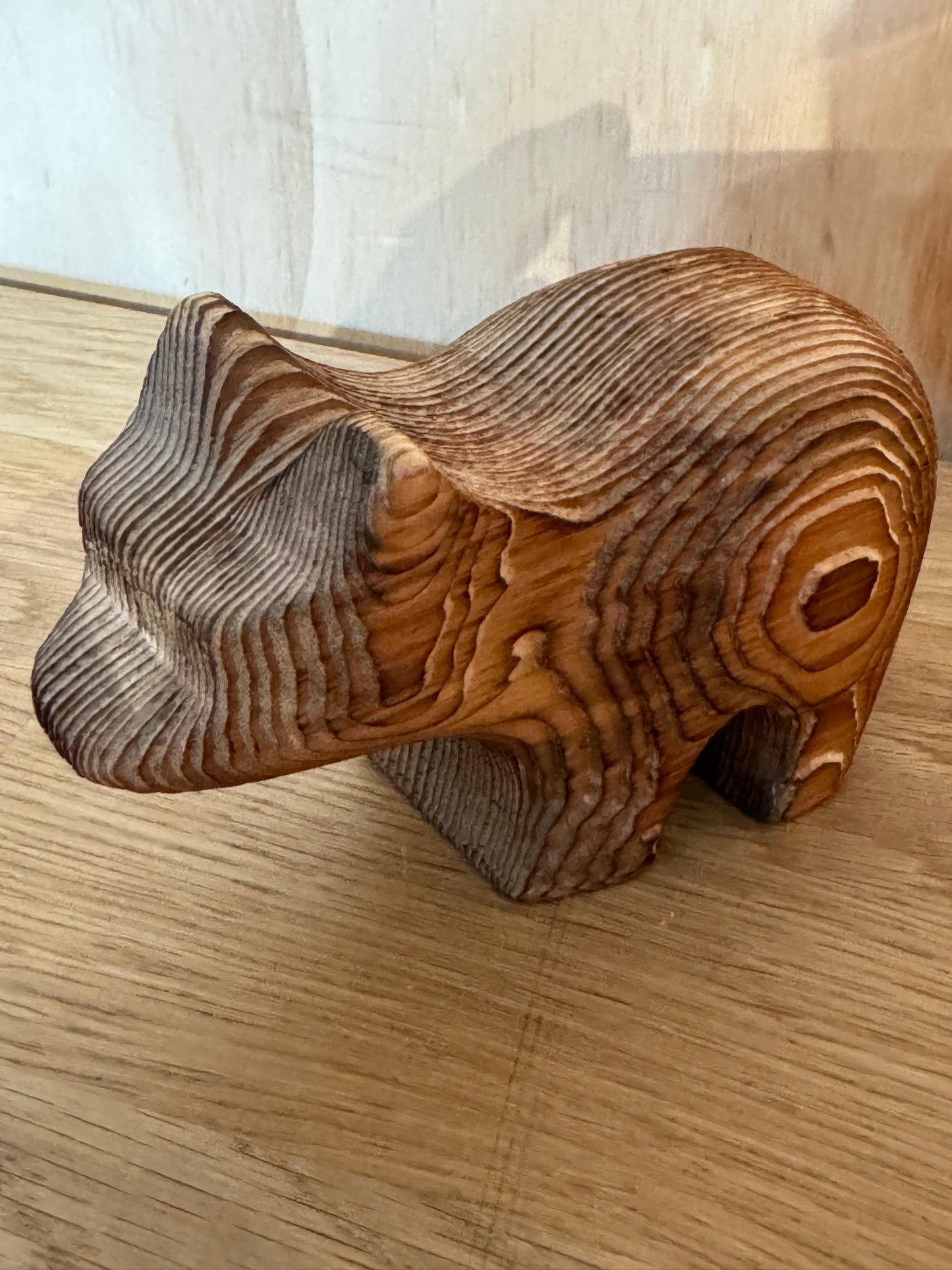 Mid Century - Wooden Bear