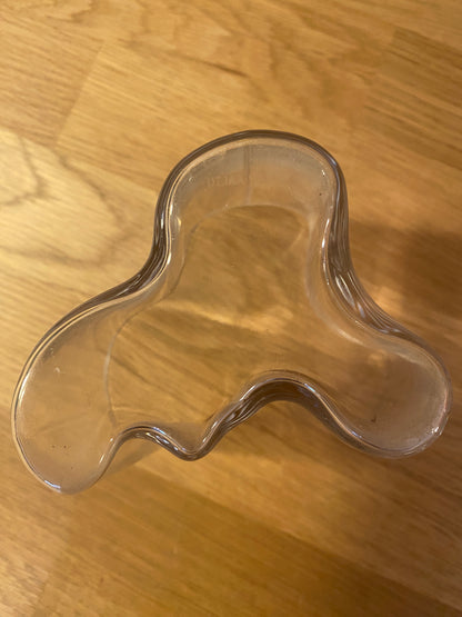 Alvar Aalto - Glass early piece clear dish - Finnish design