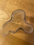Alvar Aalto - Glass early piece clear dish - Finnish design