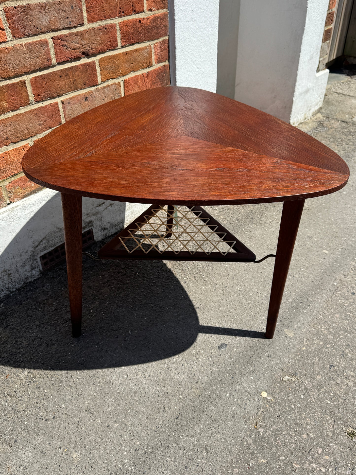 Teak Coffee Table by Holger Georg Jensen for Haslev Møbelsnedkeri, Denmark, 1960s