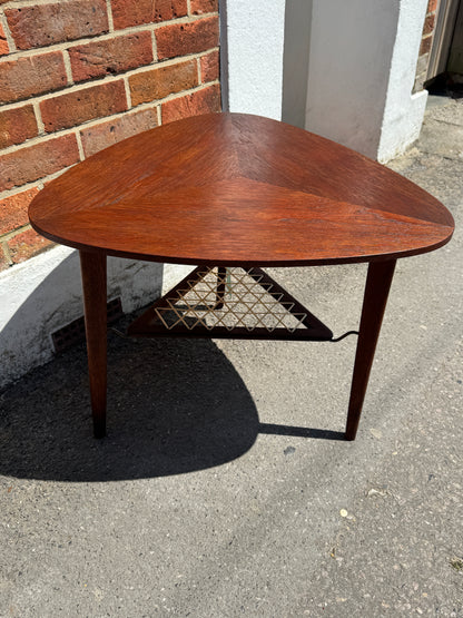Teak Coffee Table by Holger Georg Jensen for Haslev Møbelsnedkeri, Denmark, 1960s