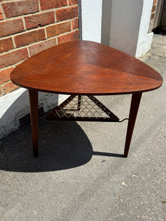 Teak Coffee Table by Holger Georg Jensen for Haslev Møbelsnedkeri, Denmark, 1960s