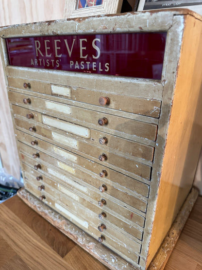 Reeves Artists Pastels Storage unit.
