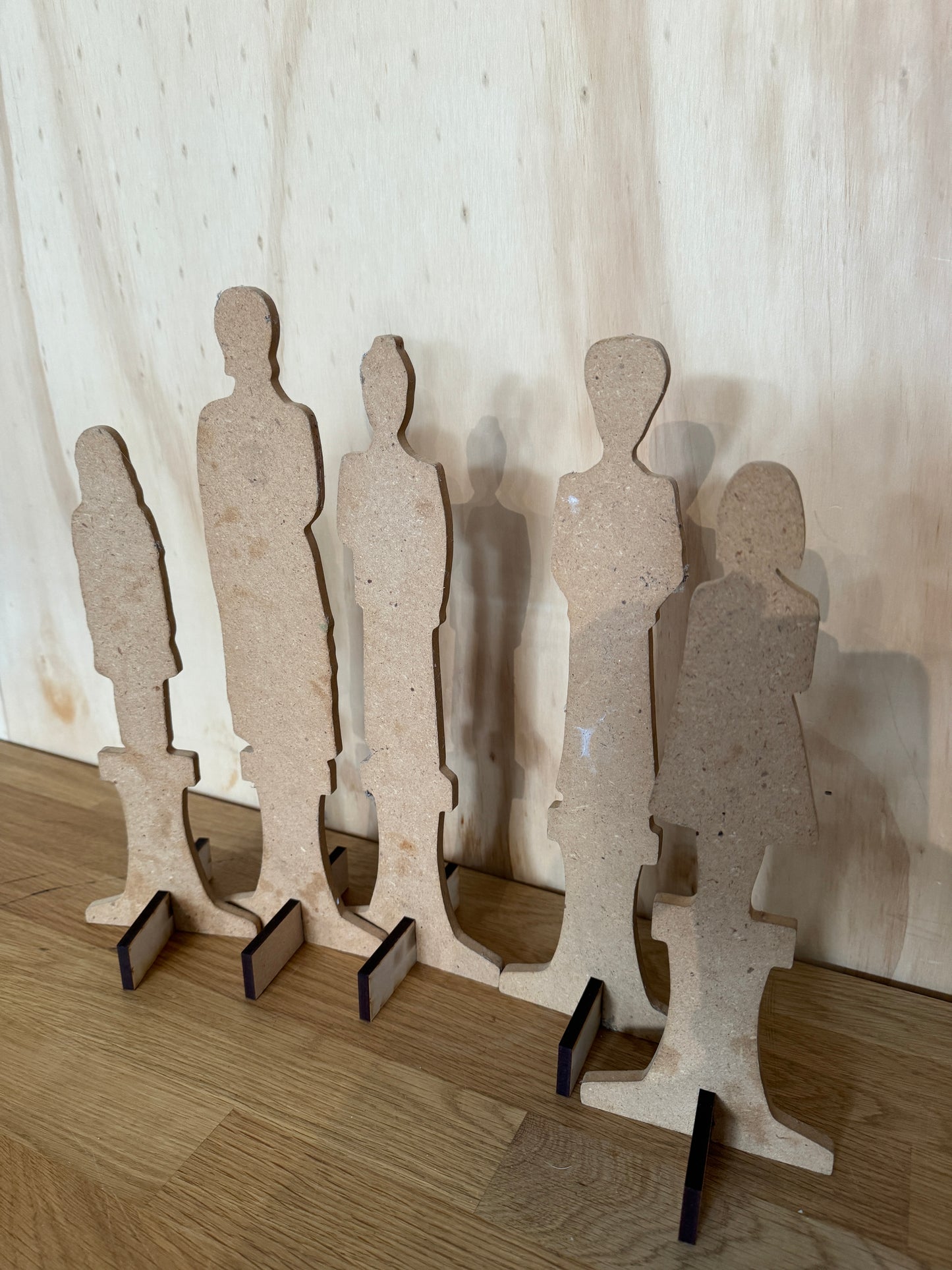 Vintage Galt Toys Leaning aids : Afro and Asian Figures ( Puppet Family Range / Educational Division)