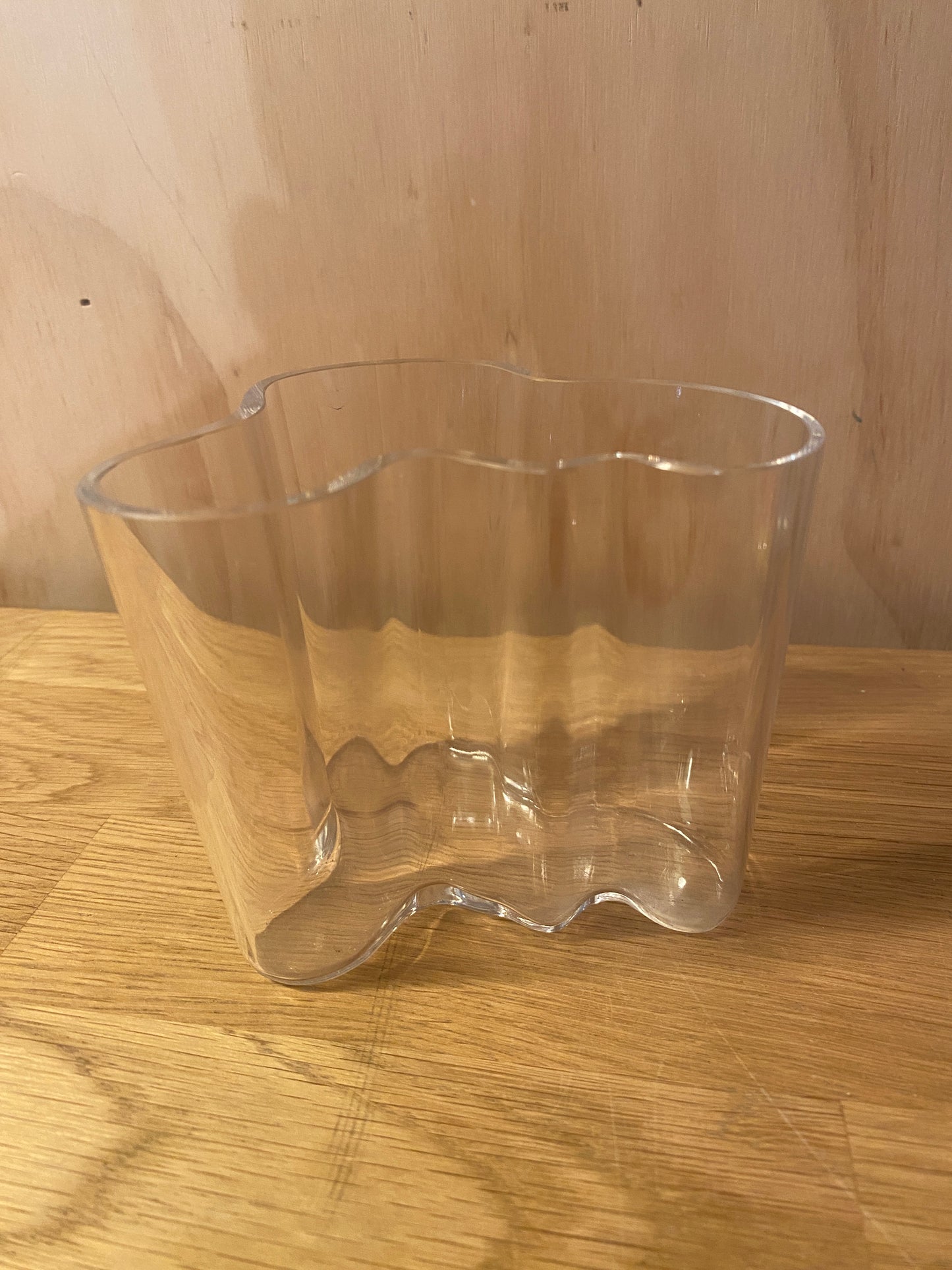 Alvar Aalto - Glass early piece clear dish - Finnish design