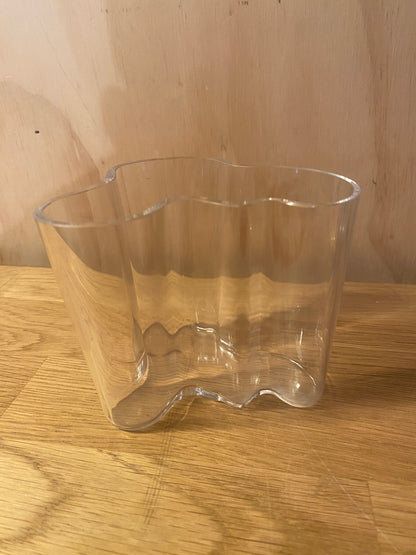 Alvar Aalto - Glass early piece clear dish - Finnish design