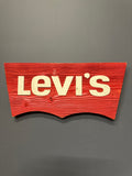 Wooden Dealer : LEVI'S SIGN