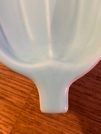 Poole Pottery Cucumber Dish - Pale Blue