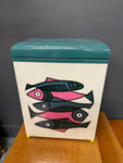 Peter Devenish Fish Design Laundry Bin - Heals of London