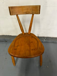 set of 4 mid century / brutalist dining chairs