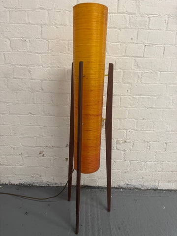 Rocket Lamp - SPUN FIBRE GLASS ORANGE