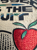 Blessed is the fruit wooden sign 70s hippy