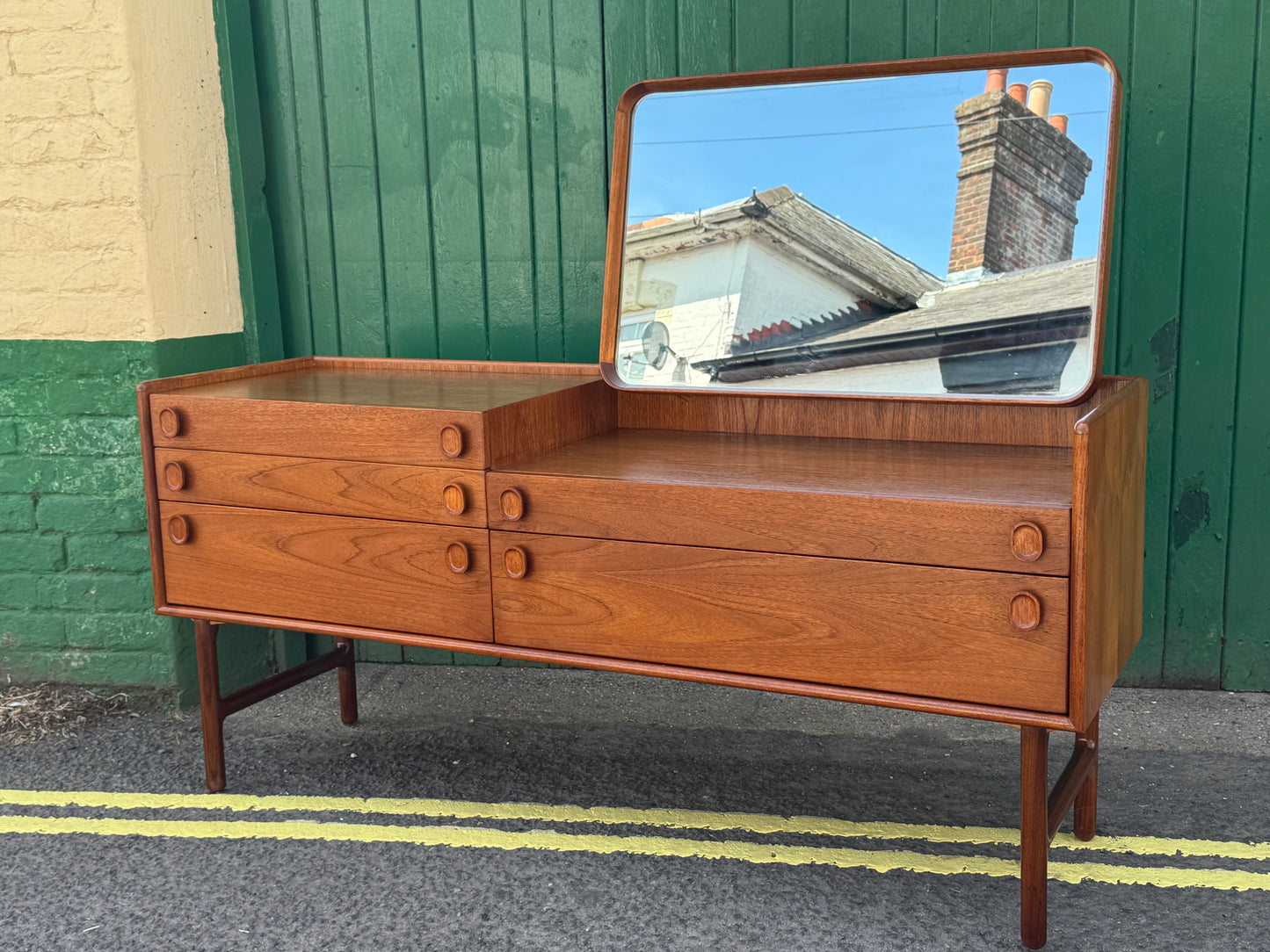 Vintage Mid Century Meredew Dressing Table / Desk / Sideboard
