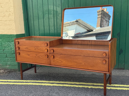 Vintage Mid Century Meredew Dressing Table / Desk / Sideboard