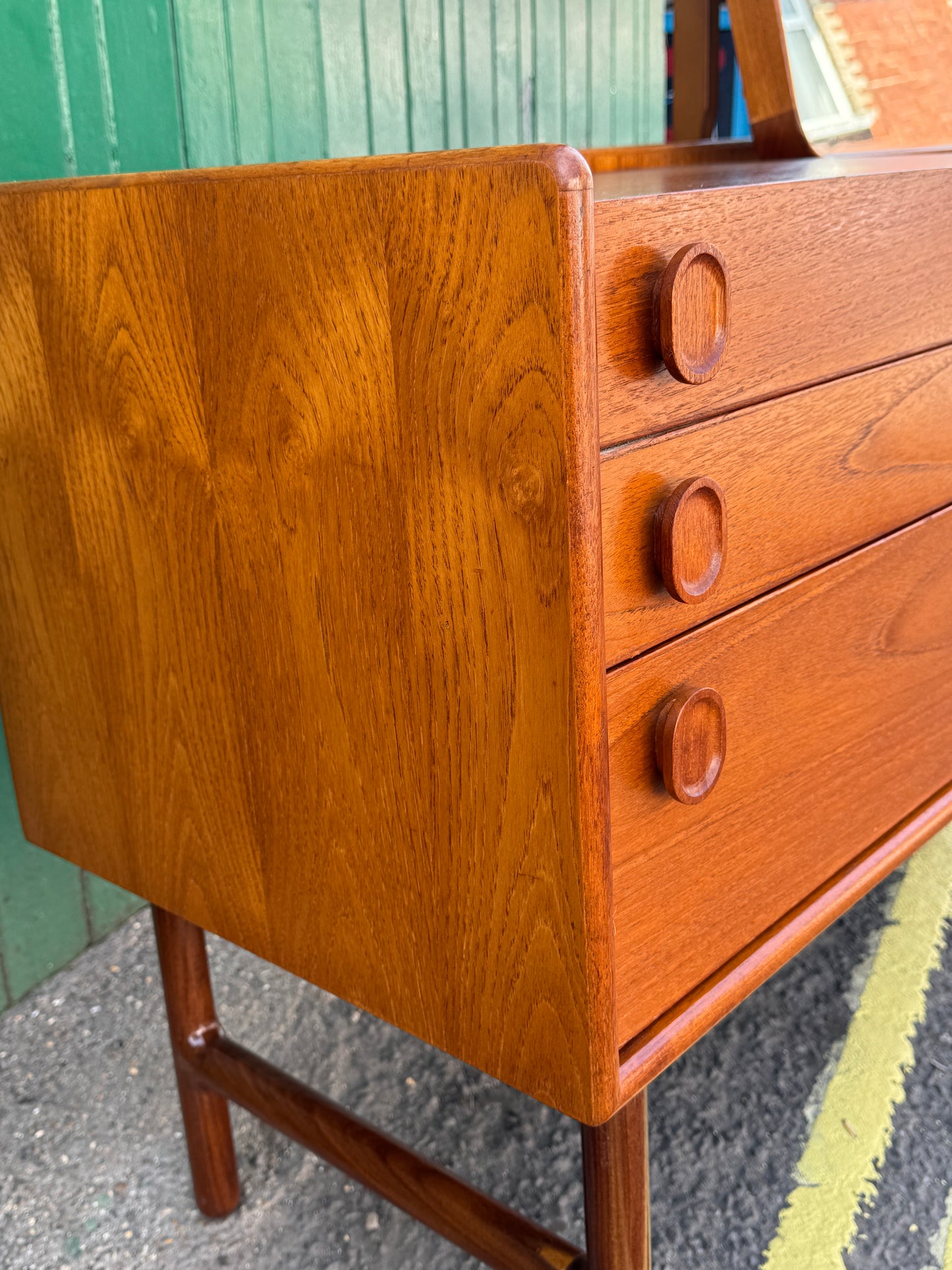 Vintage Mid Century Meredew Dressing Table / Desk / Sideboard