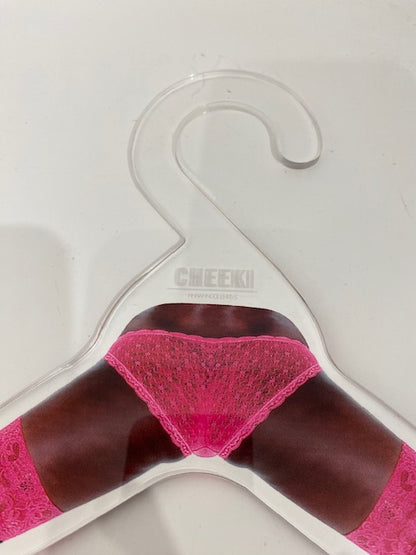 90S Cheeki hangers - fab x - Lucite