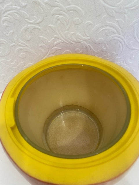 True vintage Apple Ice Bucket circa 1960's with glass insert Man Cave Home Bar