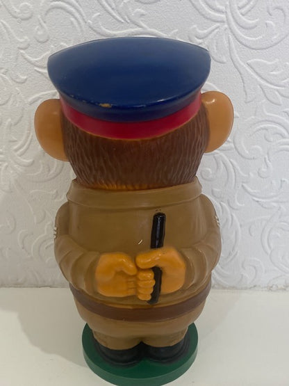 Vintage PG Monkey Sergeant Chimp Plastic Moneybox