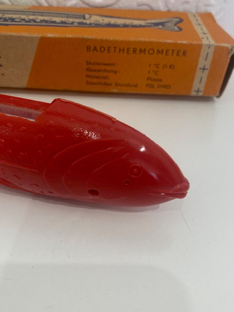 Vintage BADETHERMOMETER - FISH THERMO - GERMAN NOS