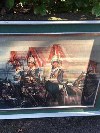 Household Cavalry  by Mason  - Fab Mid Century print iconic