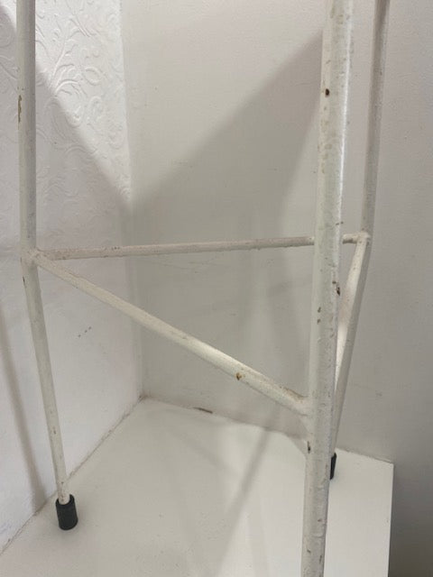 Dennis Lennon Stool 1950s - orange and white x