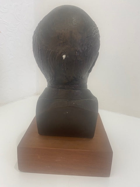 DR FORREST C SHAKLEE Bronze plaster Bust mounted on Wooden Plinth with Plaque