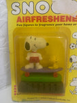 Peanuts Snoopy and Woodstock on Skateboard Air Freshener NOS