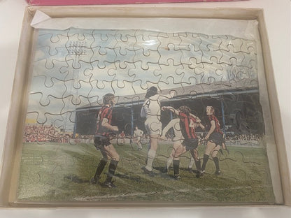 VICTORY AFC Bournemouth Dean Court Hand Cut 100 Piece Wooden Football Jigsaw Puzzle