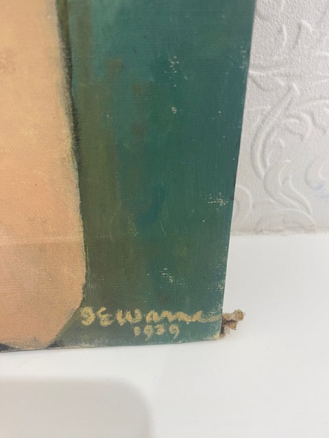 Girl oil on board 1939