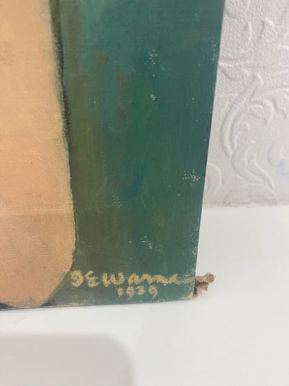 Girl oil on board 1939