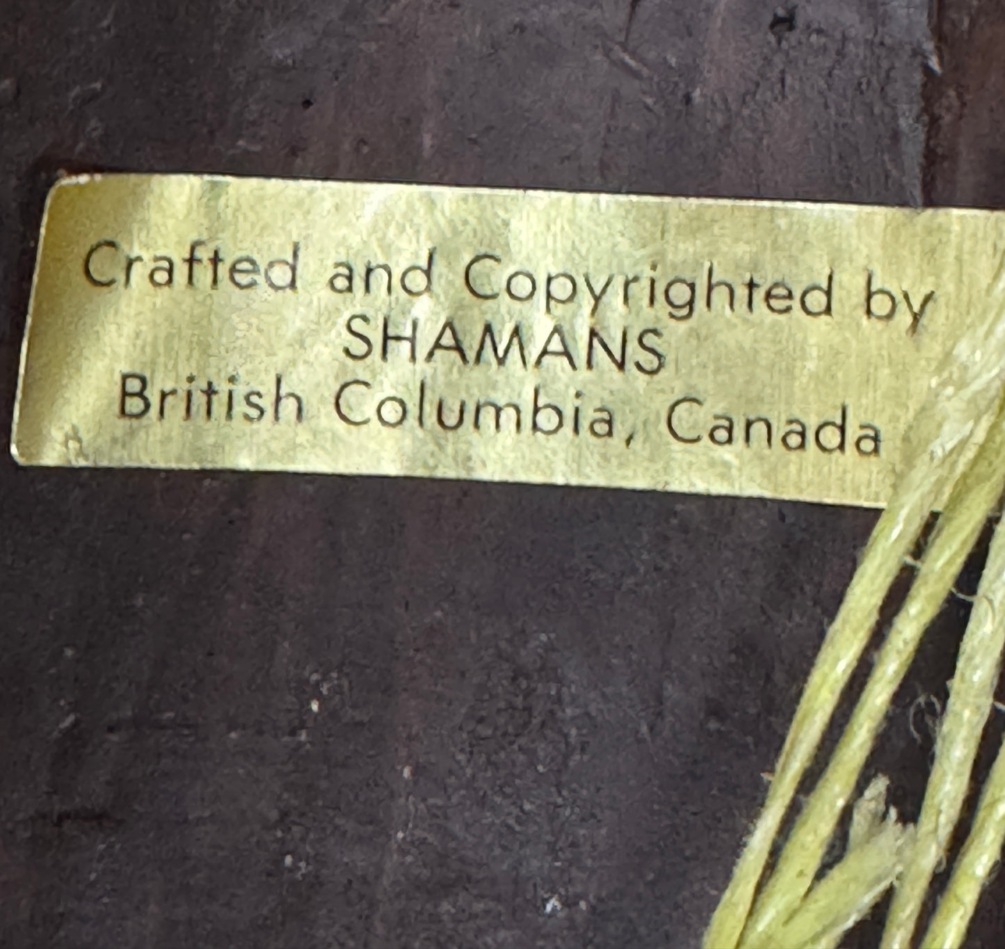 Canadian Shaman’s Tribal Mask – Handcrafted Ceramic – Terracotta, Brown & Aqua (15 x 24.5 cm)