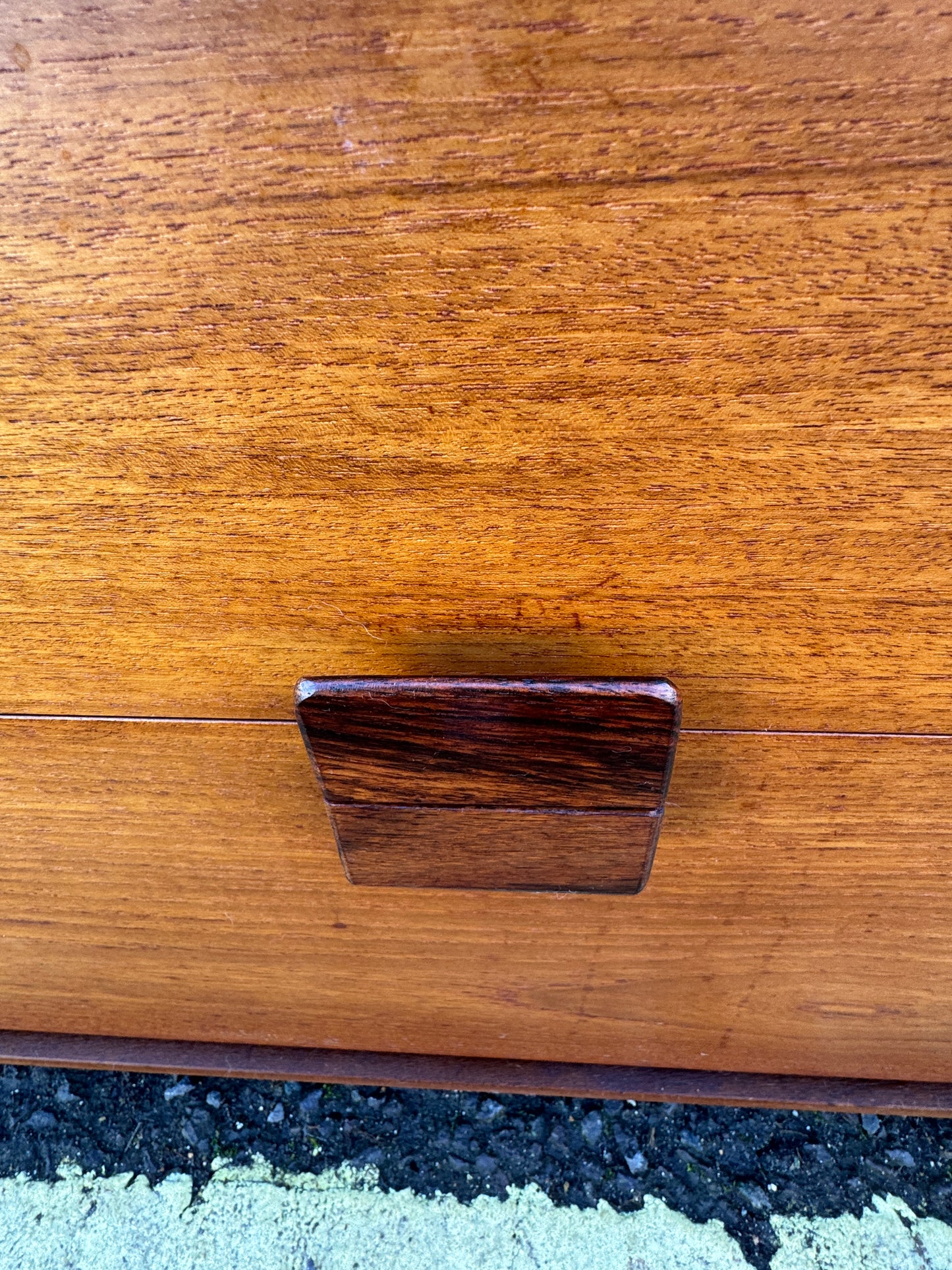 Vintage Danish Range Teak Chest of Drawers by Ib Kofod-Larsen for G Plan – 1960s Mid-Century Modern (HP)