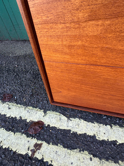 Vintage Danish Range Teak Chest of Drawers by Ib Kofod-Larsen for G Plan – 1960s Mid-Century Modern (HP)