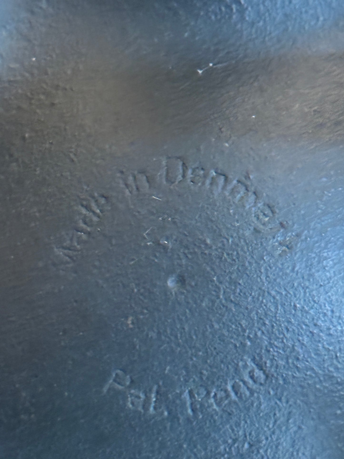 Christel & Christer Holmgren “Hornblower” Cast Iron Candle Holder – 1970s Danish Vintage Scandi Design