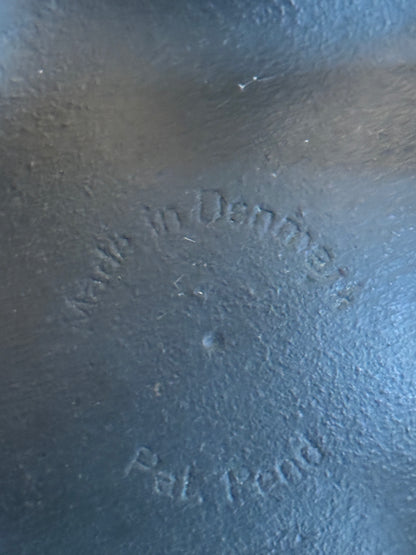 Christel & Christer Holmgren “Hornblower” Cast Iron Candle Holder – 1970s Danish Vintage Scandi Design