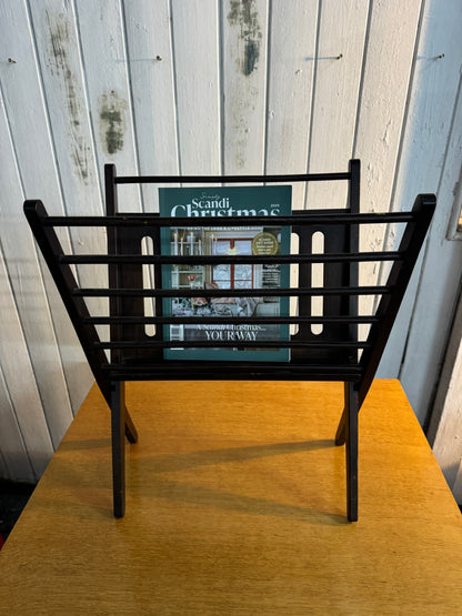 Vintage 1960s Folding Magazine Rack by Cees Braakman for UMS Pastoe – Dutch Mid-Century Modern Design