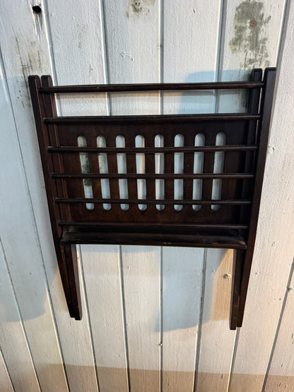 Vintage 1960s Folding Magazine Rack by Cees Braakman for UMS Pastoe – Dutch Mid-Century Modern Design