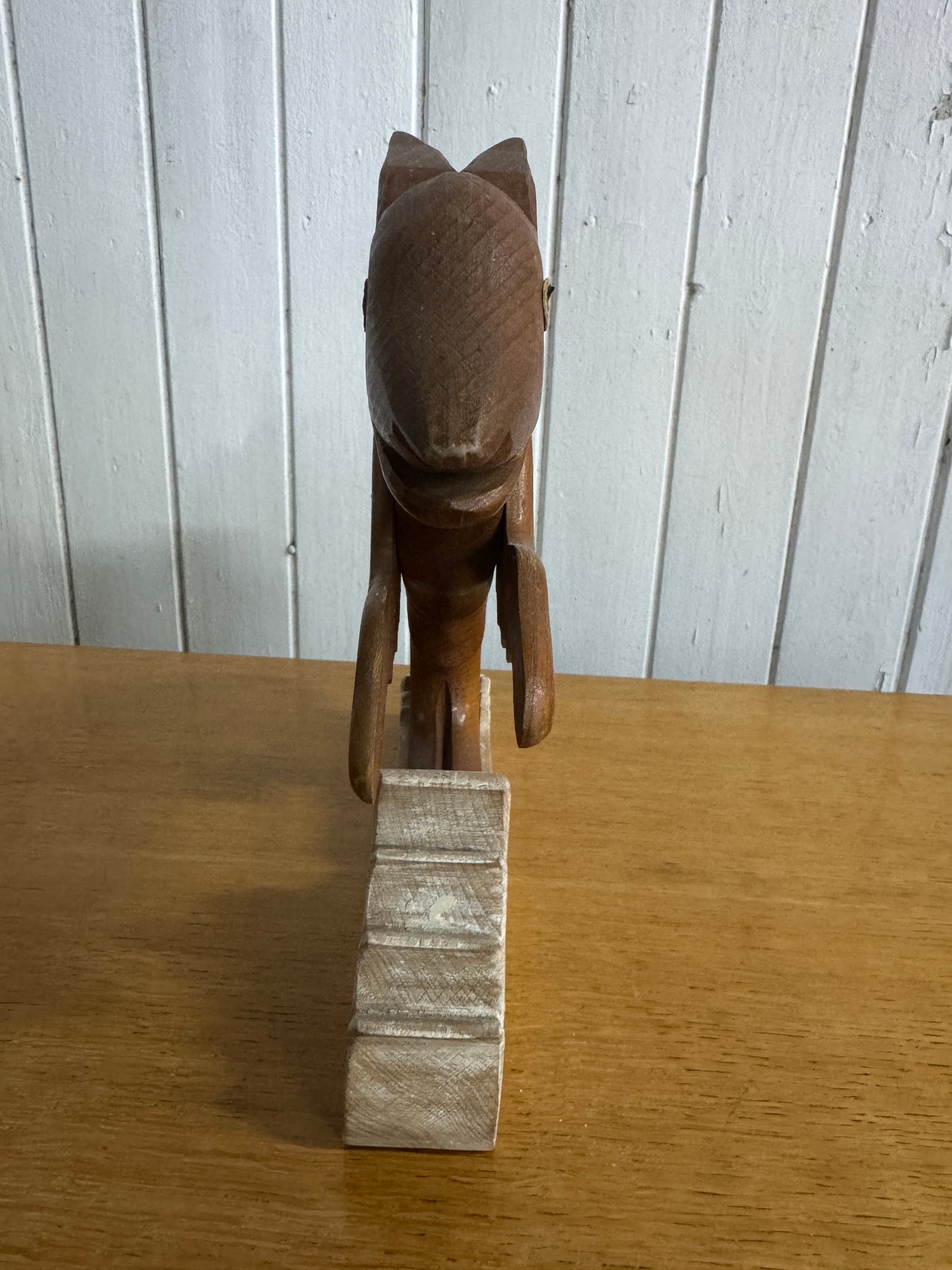 Vintage Flemish Wooden Rodent Models with Metal Eyes – 1960s Folk Art School Display Figures