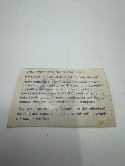 Brutalist Solid Silver Rose Bowl by Christopher Lawrence – London 1973, Hallmarked, Silver Gilt Centre