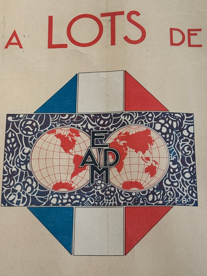 Original 1925 Art Deco Exhibition Poster – Exposition Internationale des Arts Décoratifs, Paris