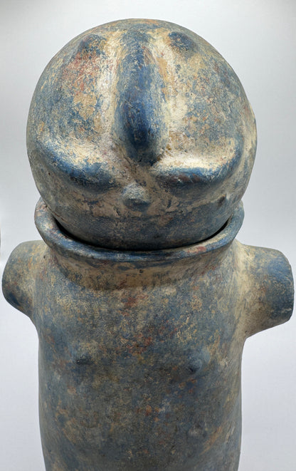 Mid-Century Italian Pottery Male & Female Figures – Possibly Raymor, Removable Heads