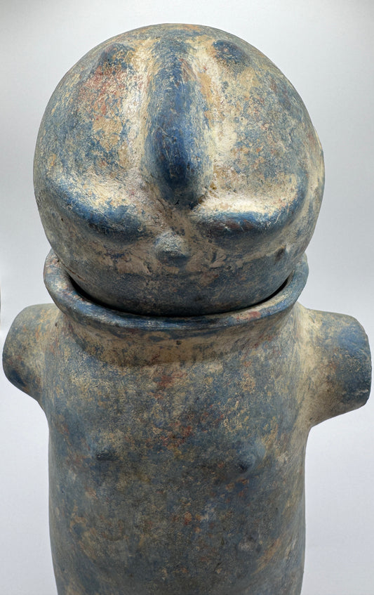 Mid-Century Italian Pottery Male & Female Figures – Possibly Raymor, Removable Heads