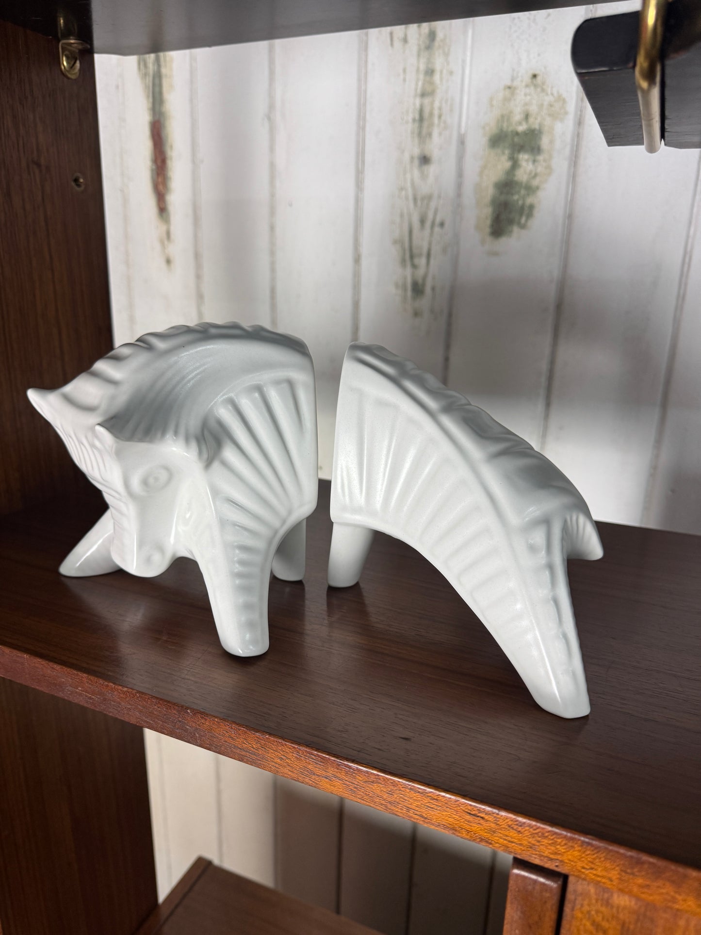 Vintage 1960s G-Plan Librenza Room Divider – Mid-Century Walnut Shelving Unit with Brass Handles