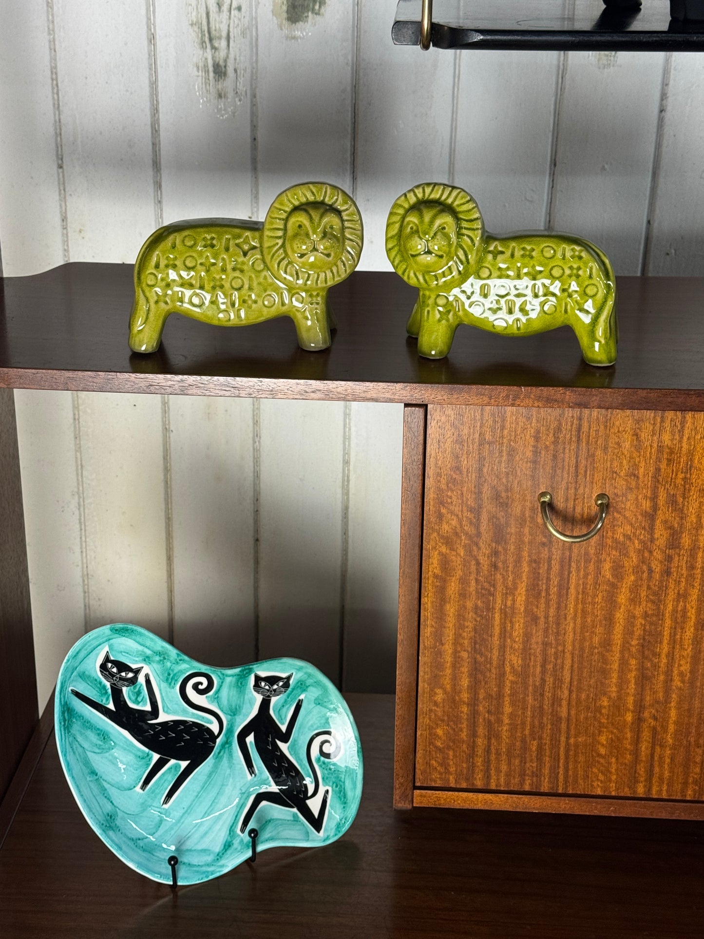 Vintage 1960s G-Plan Librenza Room Divider – Mid-Century Walnut Shelving Unit with Brass Handles