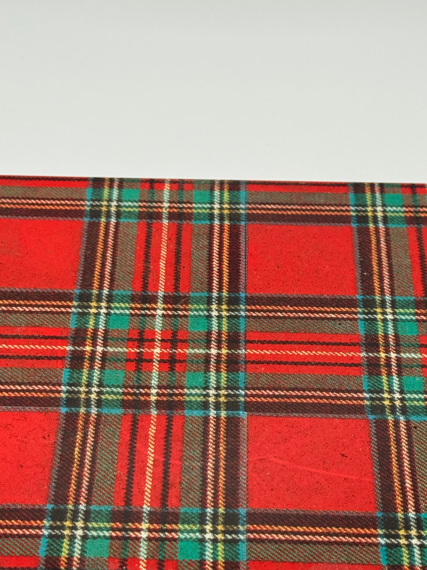 Royal Stewart Tartan Metal Storage Tin | New Old Stock | Scottish Tartan Gift Box