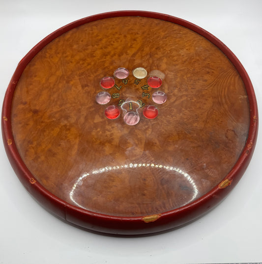 Rare Gucci Burl wood "Shut the Box " Game