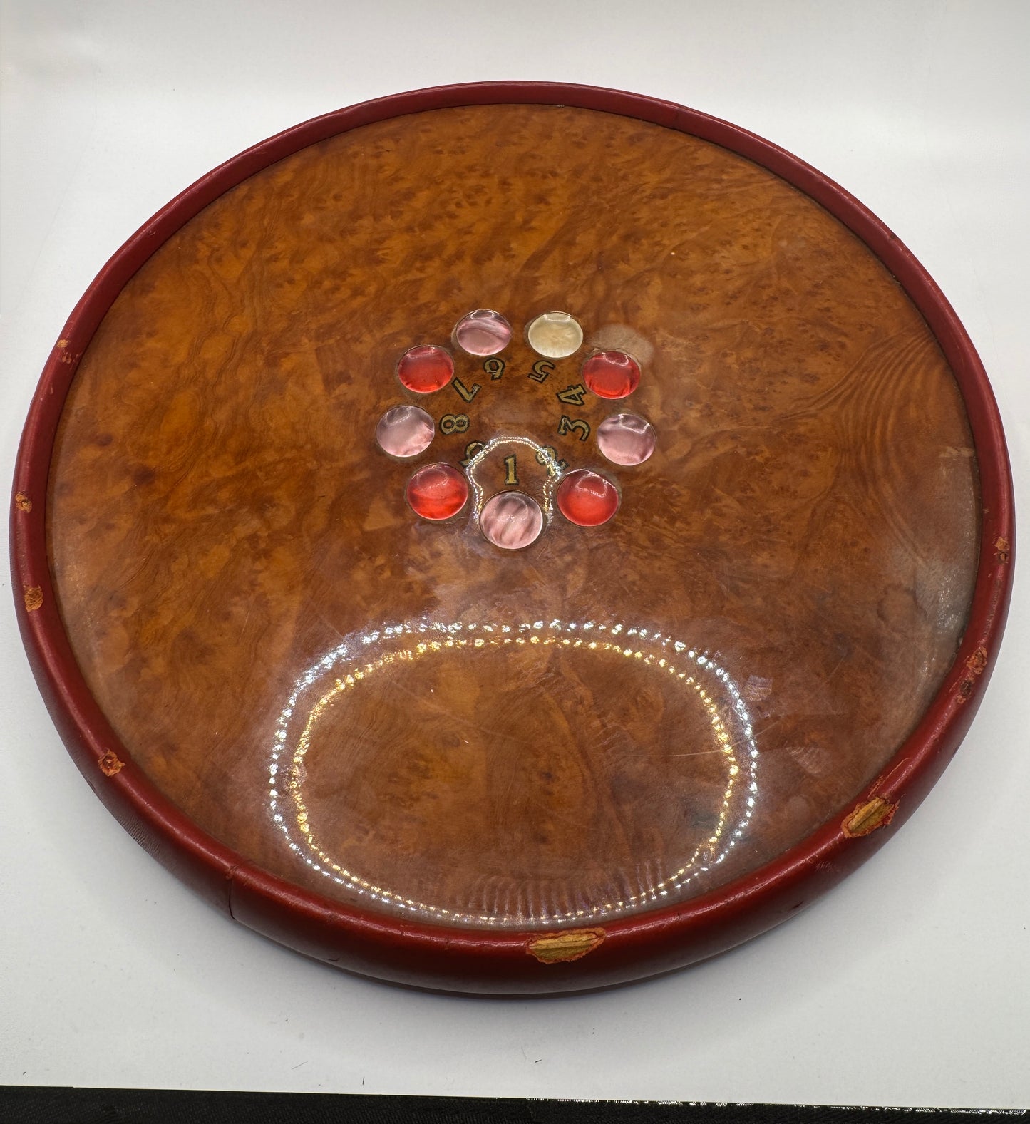 Rare Gucci Burl wood "Shut the Box " Game